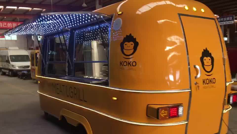 Airstream Food Truck Supplier Mobile Street Food Trailer/street Food