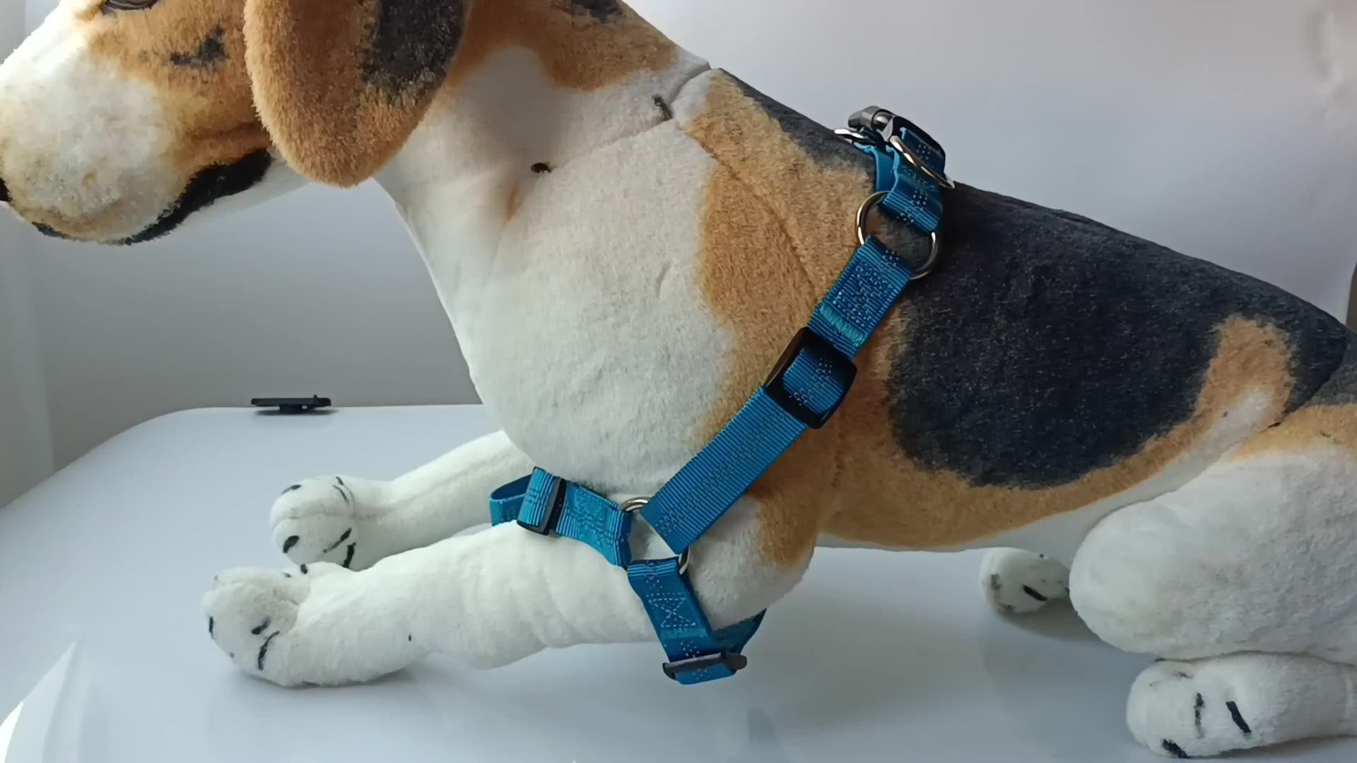 Night Reflective Thread Reversible Nopull Martingale Dog Pet Harness