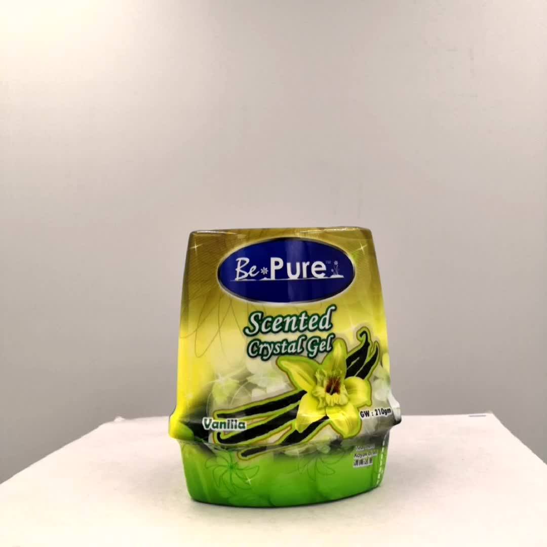 Malaysia Air Freshener Manufacturer Vanilla Scented Crystal Gel 210g