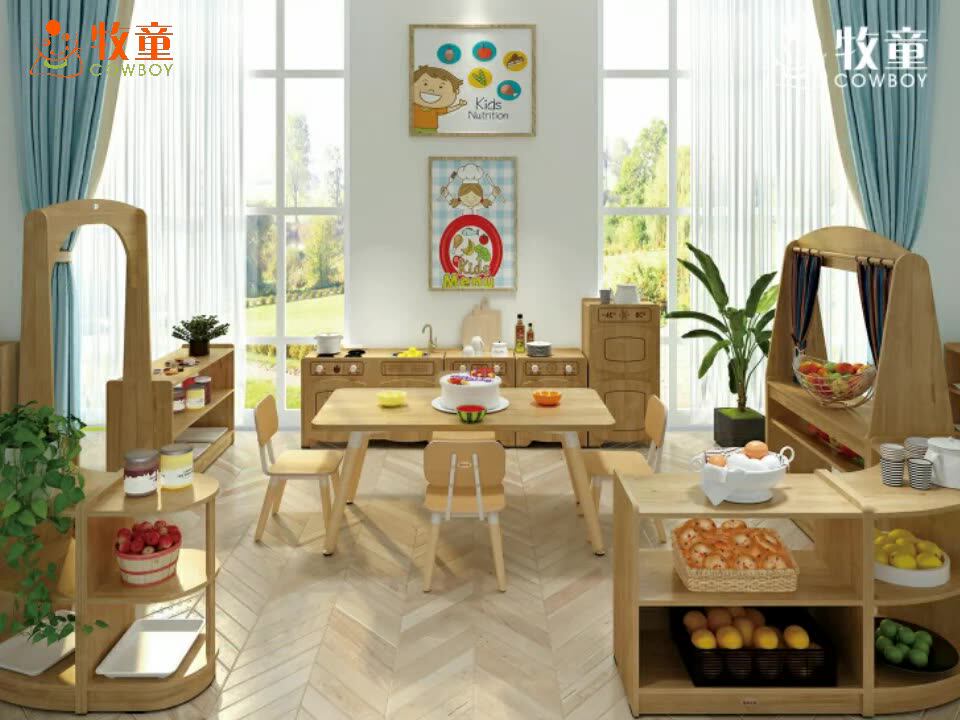 Cowboy Cheap Kids Furniture Children School Set Daycare Classroom