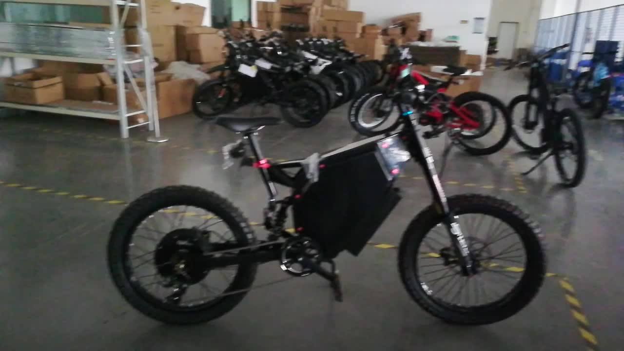Large Power Steel Frame 5000w 72v Enduro Ebike Bomber Electric Bike
