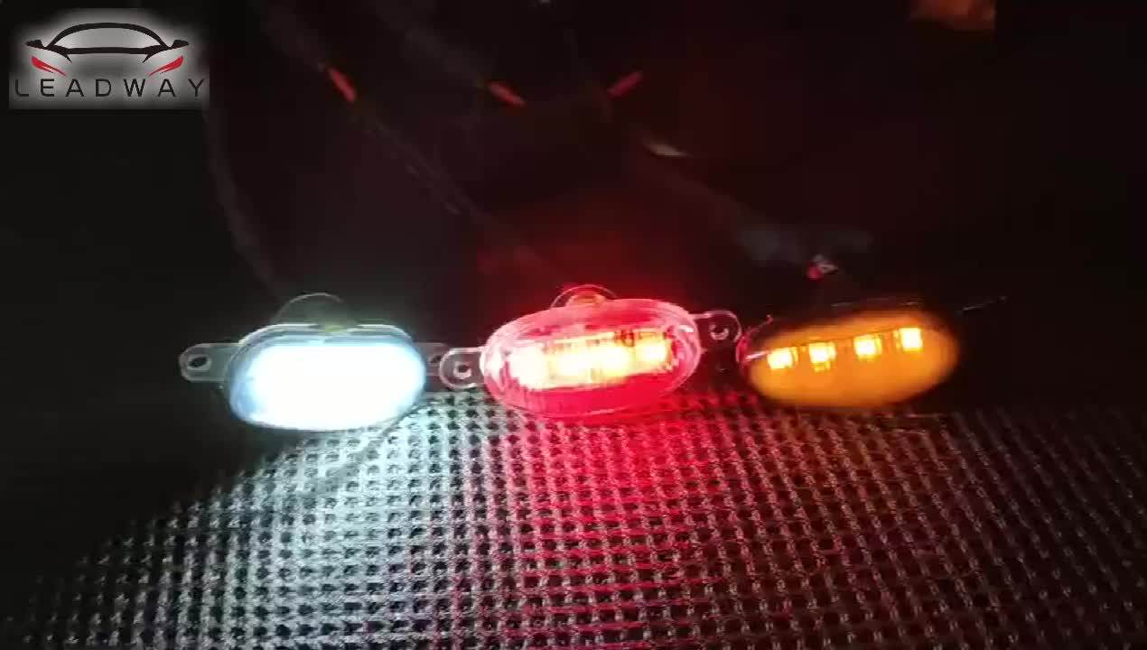 Amber Red White Color Led Headlights Grill Lights For Tundra Trd Hilux