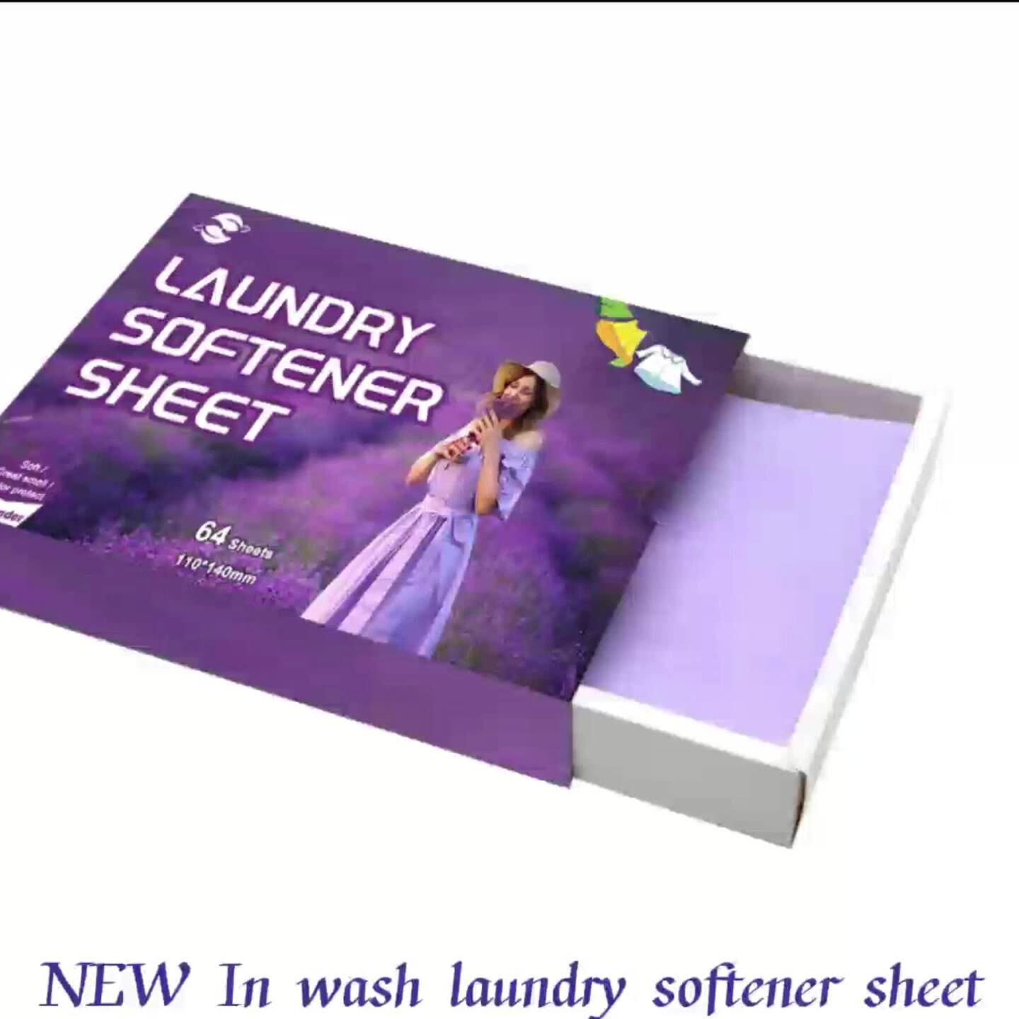Hot Selling Eco Friendly Fabric Softener Dryer Sheets Laundry Softener