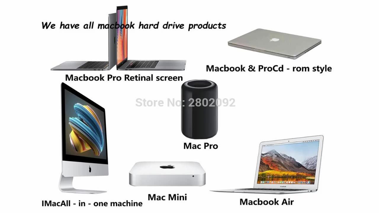 Original 128GB 256GB 512GB 1TB SSD For 2013 2014 2015 Macbook Pro