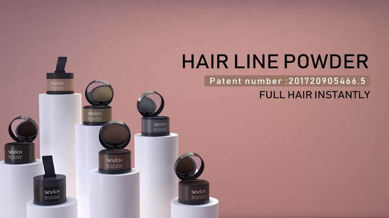 Perfect Hairline Powder Female Black Brown Powder On Hairline For