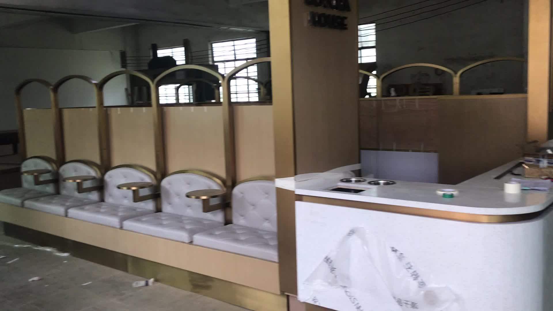 Pioneer Customized Mall Food Kiosk Coffee Shop Cup Cafe Furniture Fast