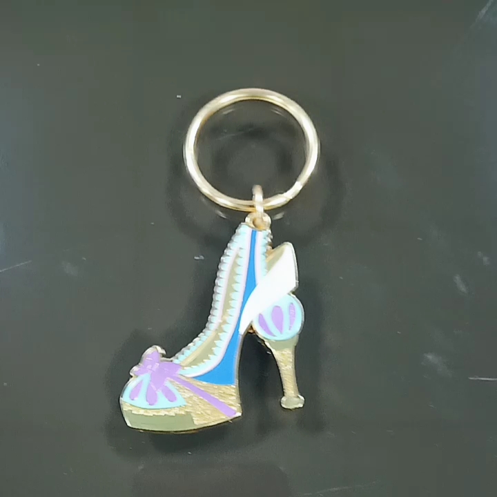 Factory Wholesales Looks High End Quality Shoe Bulk Keychains Fashion