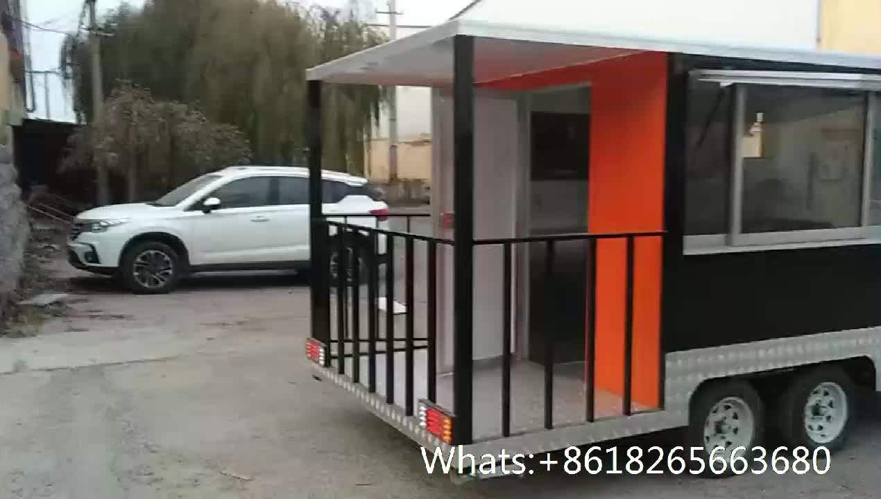 Mobile Hot Dog Cart For Sale Trailer Food Mobile Food Caravan Trailer