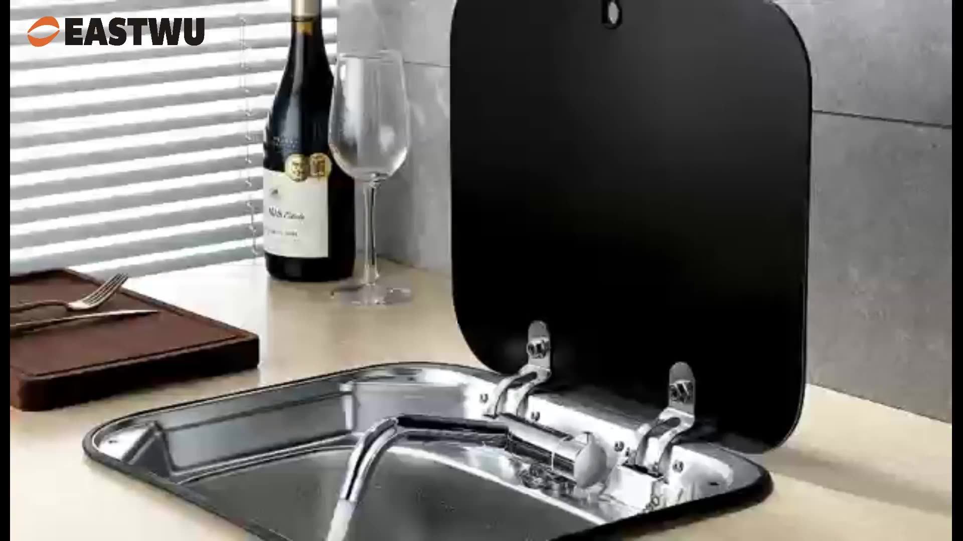 Stainless Steel Rectangular Hand Wash Basin Caravan Rv Motorhome