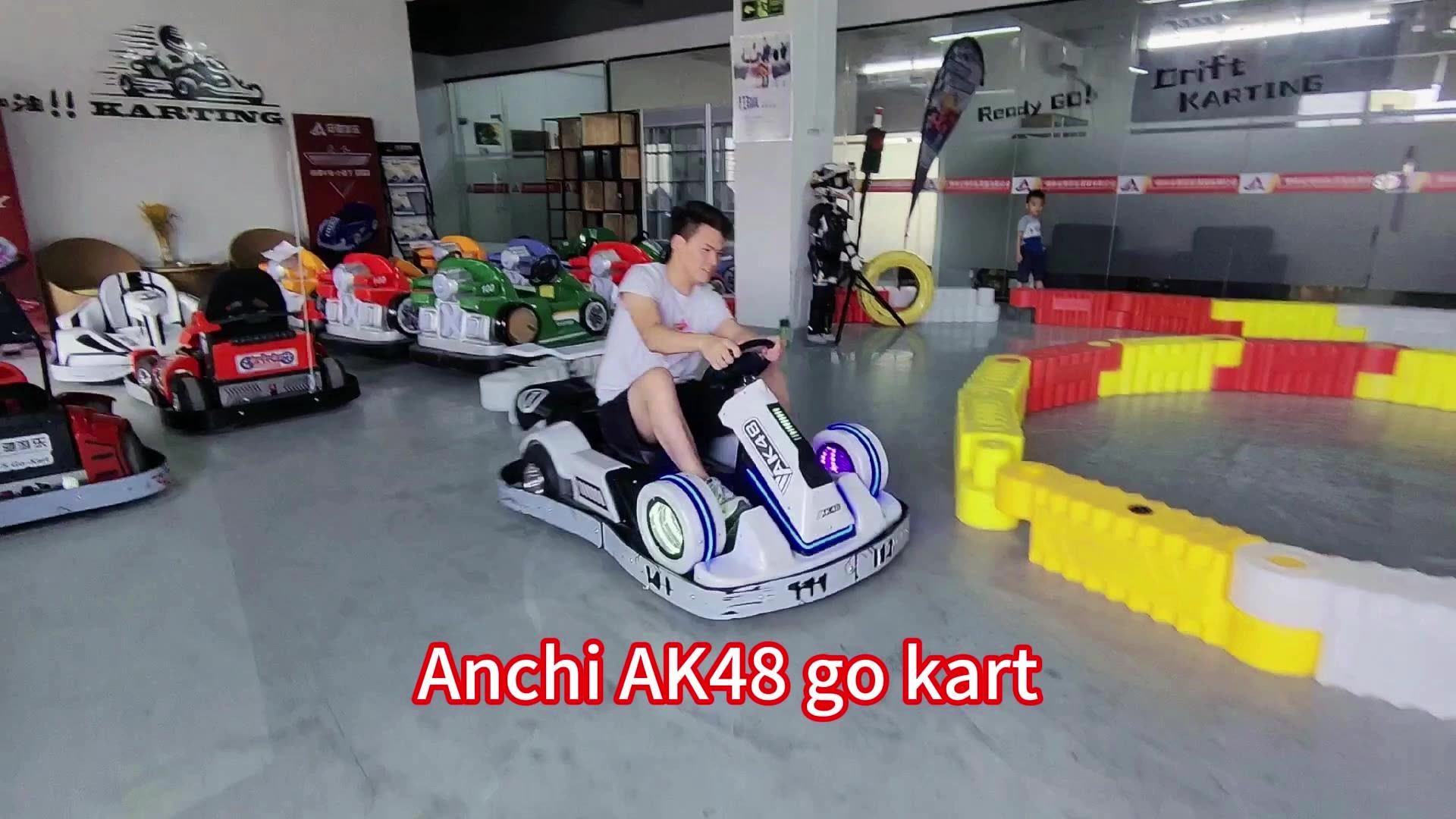 Adult Karting Shopping Mall Games Affordable Improved Performance Rechargeable Battery Go Karts