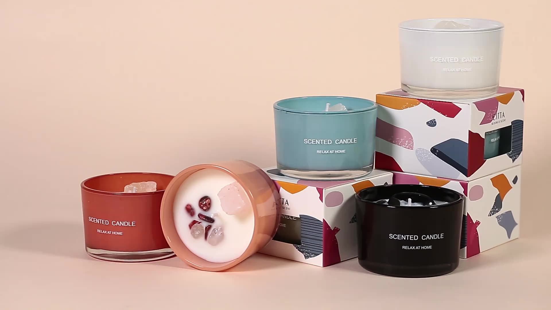 Luxury Home Fragrance Scented Soy Wax Aromatherapy Bougie Kerze