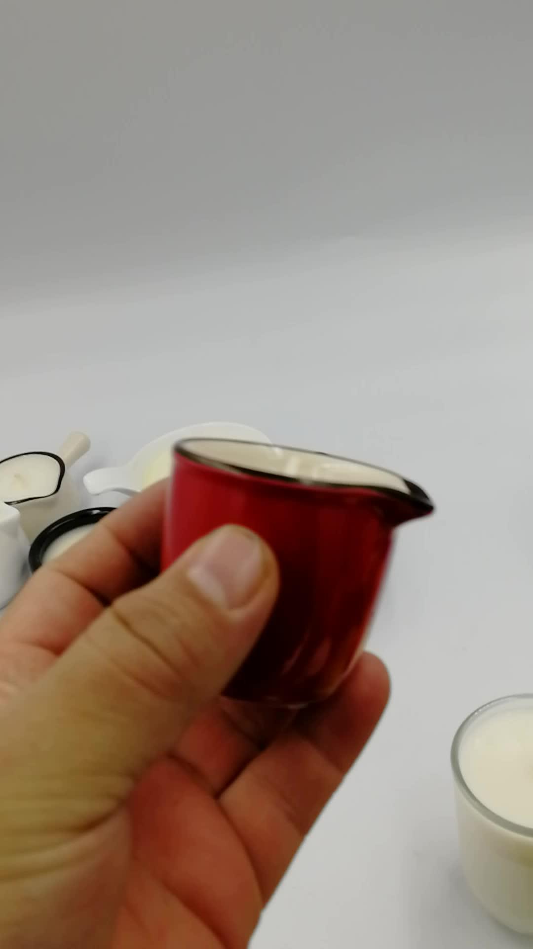 Wholesale All Body Massage Candle With Essential Oil Marble Candle Jar