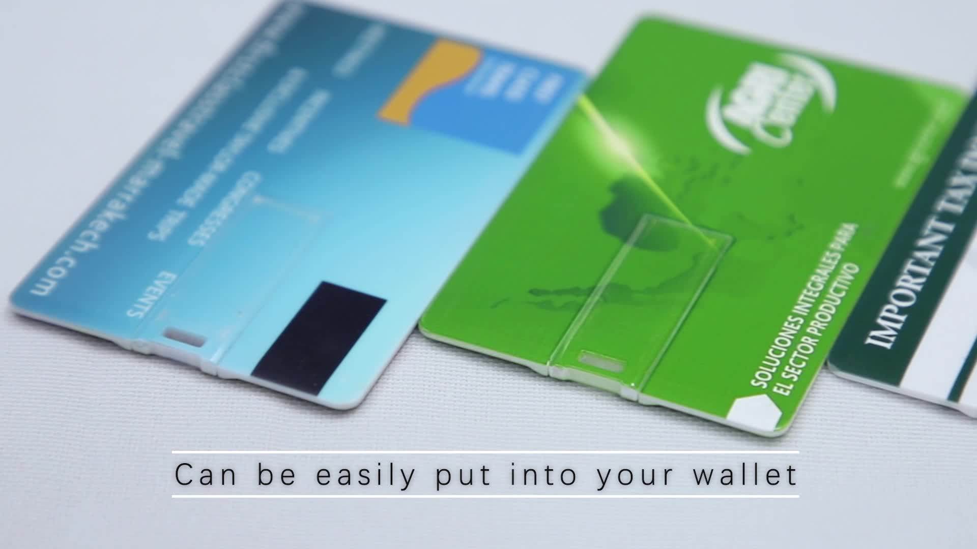 Bulk Cheap Wholesale Extra Slim Credit Card Type Pen Drive