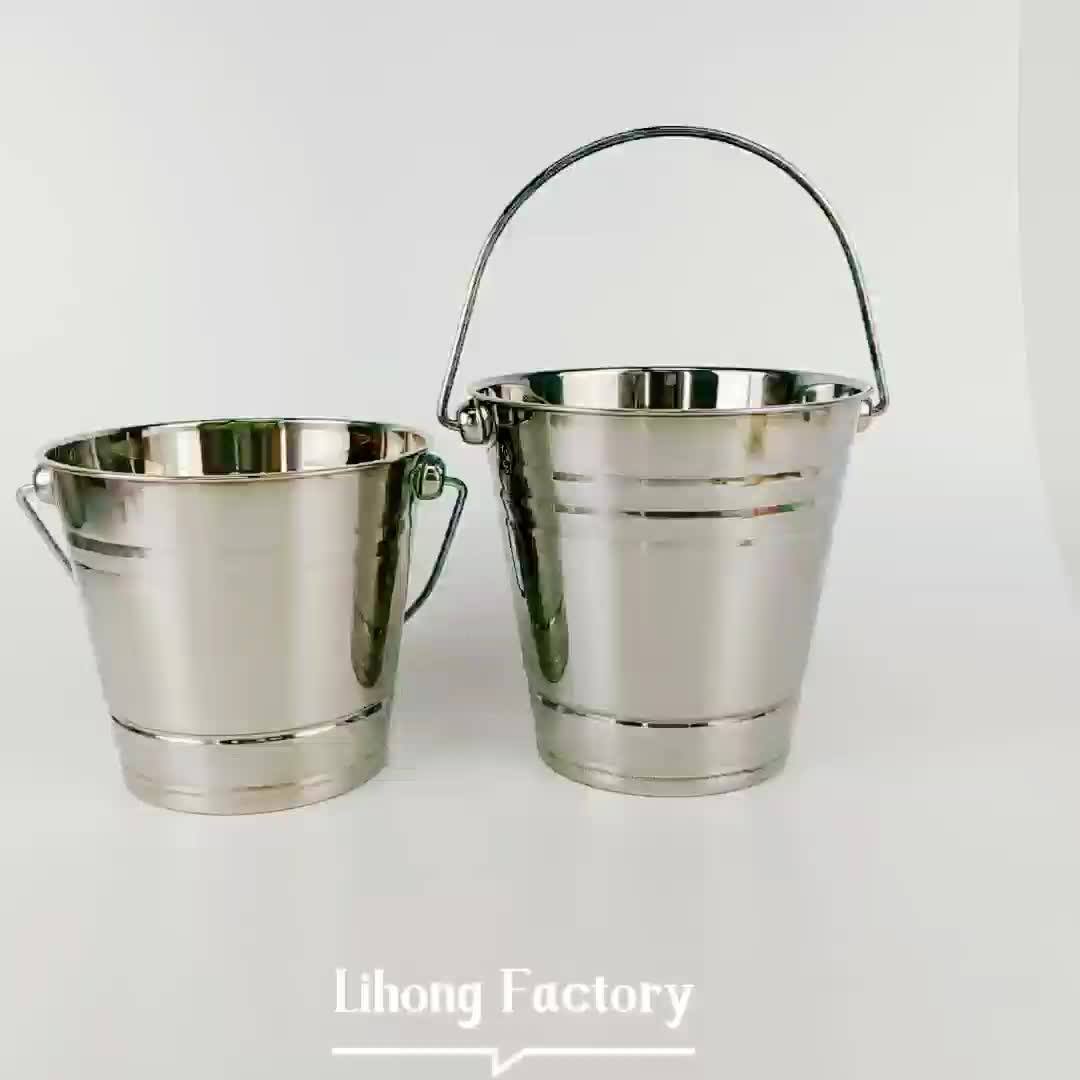 Promotion Present Food Grade Stainless Steel Pail,304 Stainless Steel