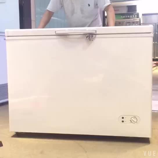 350l Commercial And Home Use Single Door Deep Fridge Top Door Chest