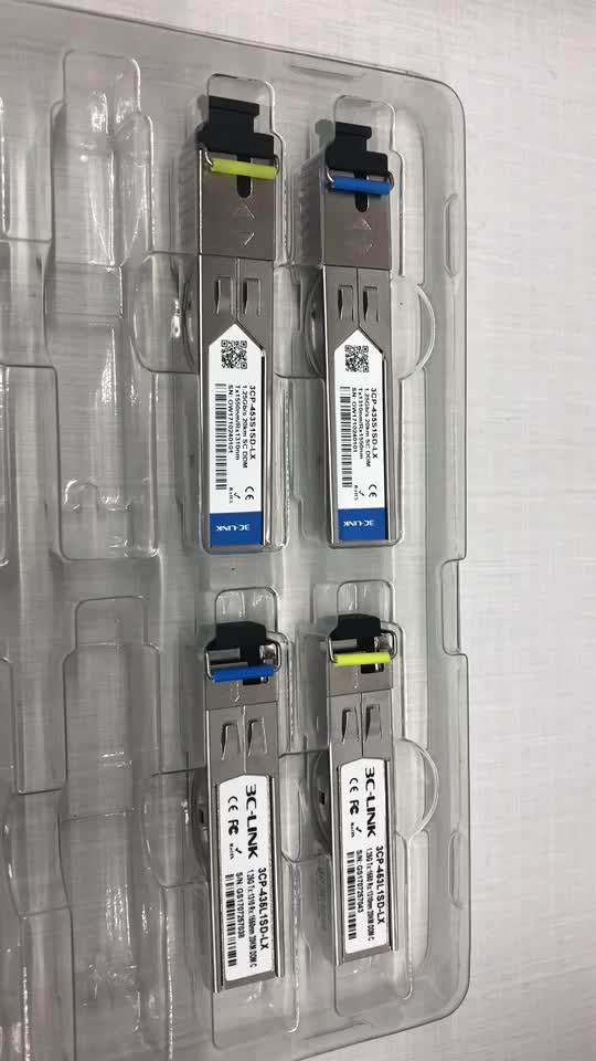 1.25g Bidi 20km Smf Sc/lc Connector 1310nm Tx/1550nm Rx Low Cost Fiber