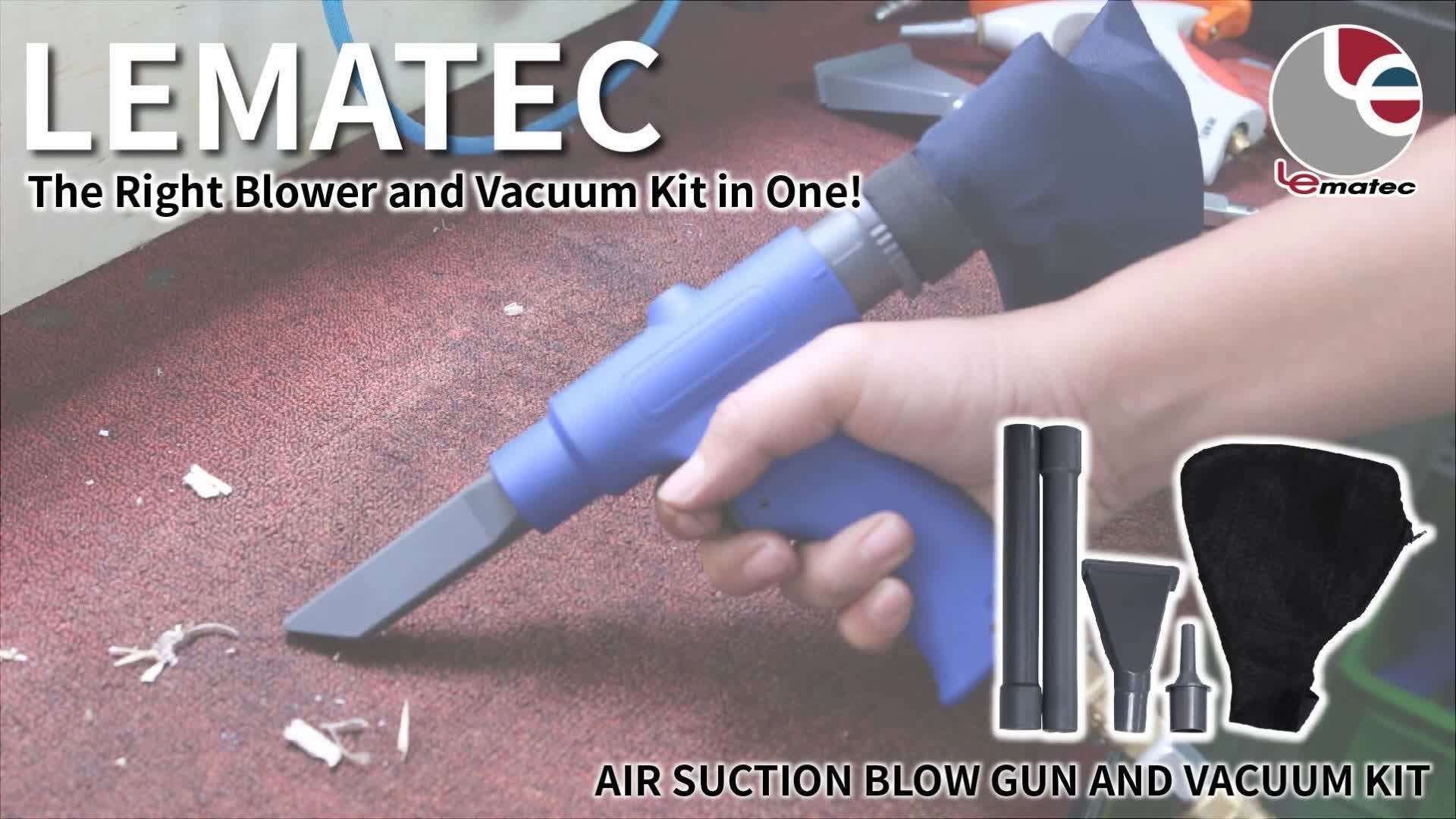 Professional Pneumatic Kit Tools Hand Held Air Vacuum Cleaner Gun