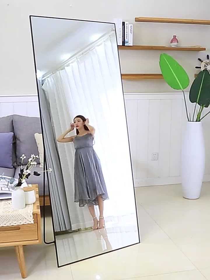 全身落地穿衣镜家用壁挂立式家用大试衣镜子批发化妆立体卧室女生-阿里巴巴