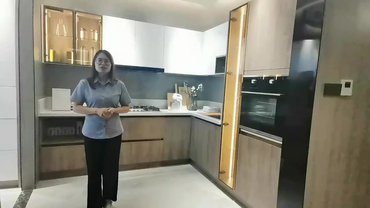 Modern High Pressure Laminates Modular Kitchen Imported