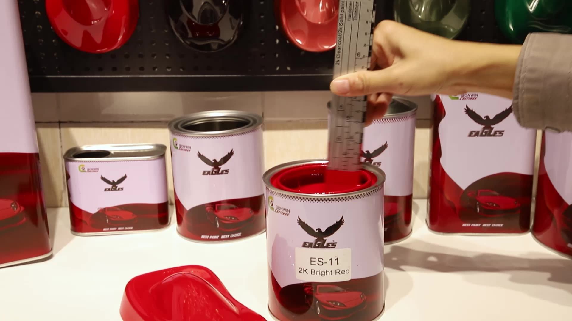 Tinting White Car Paint Mixing System Acrylic Polyurethane Car Spraying