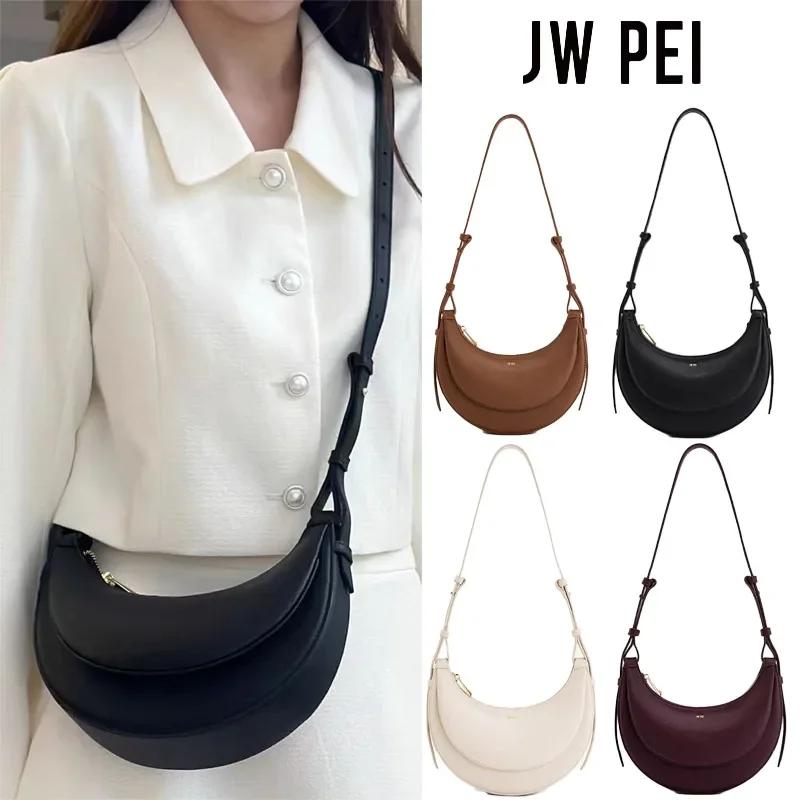 JW PEI Half Moon Bag Sharon Women's Bag Crossbody Bag General Bag Small Crowdsourcing Bag Women's Exquisite Underarm Bag Saddle Bag