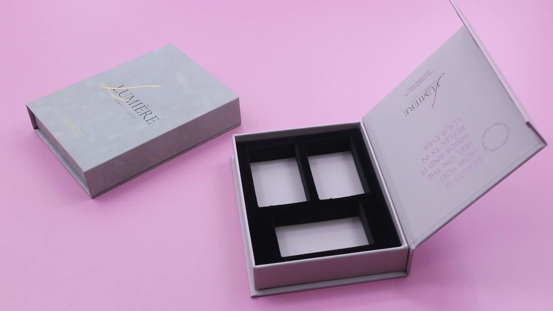 Custom Gift Boxes With Lid Color Contact Lenses