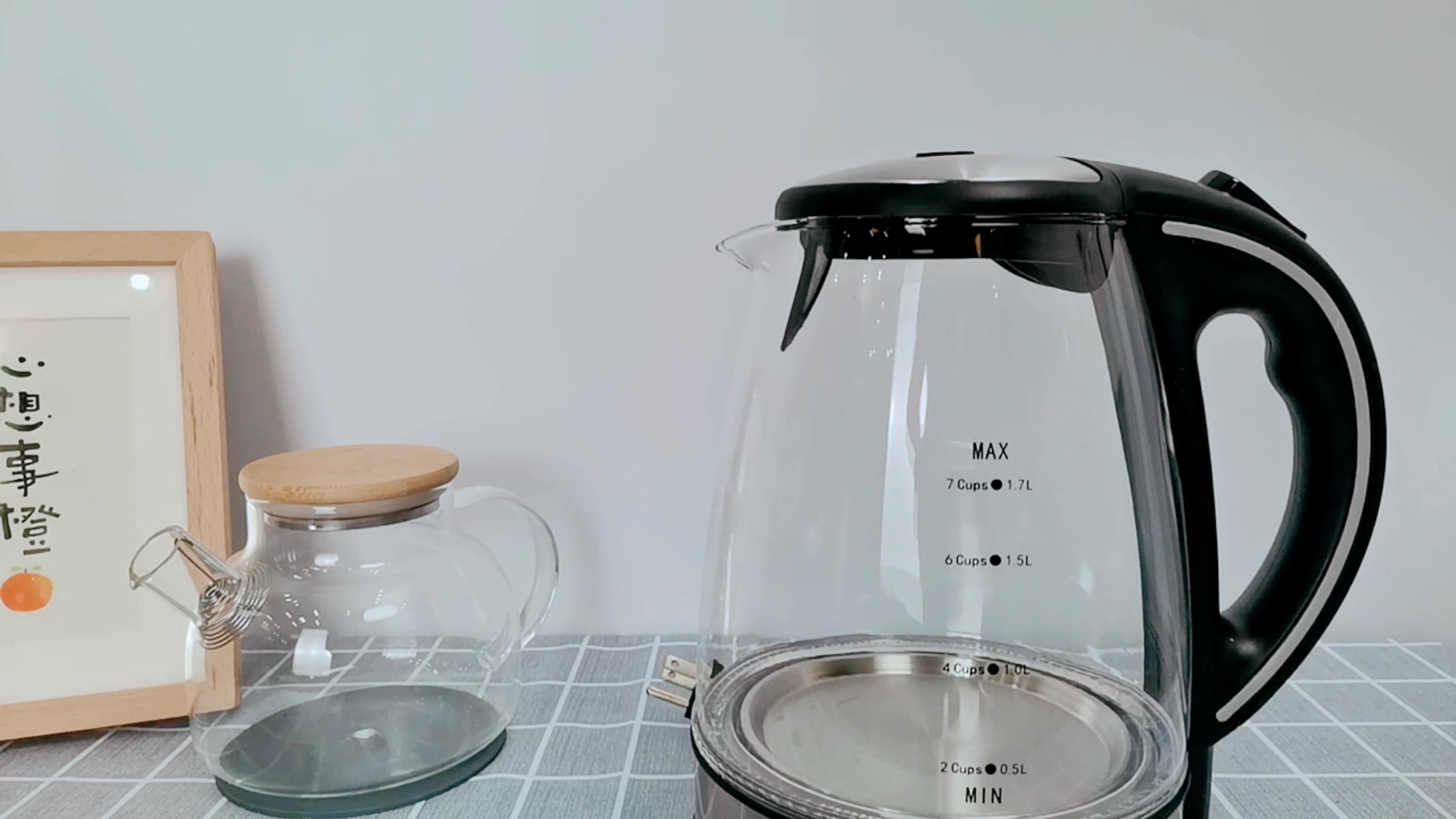 Home Kitchen Appliance 120v 1.7l Automatic Led Light Electric Glass Kettle Buy Electric Glass