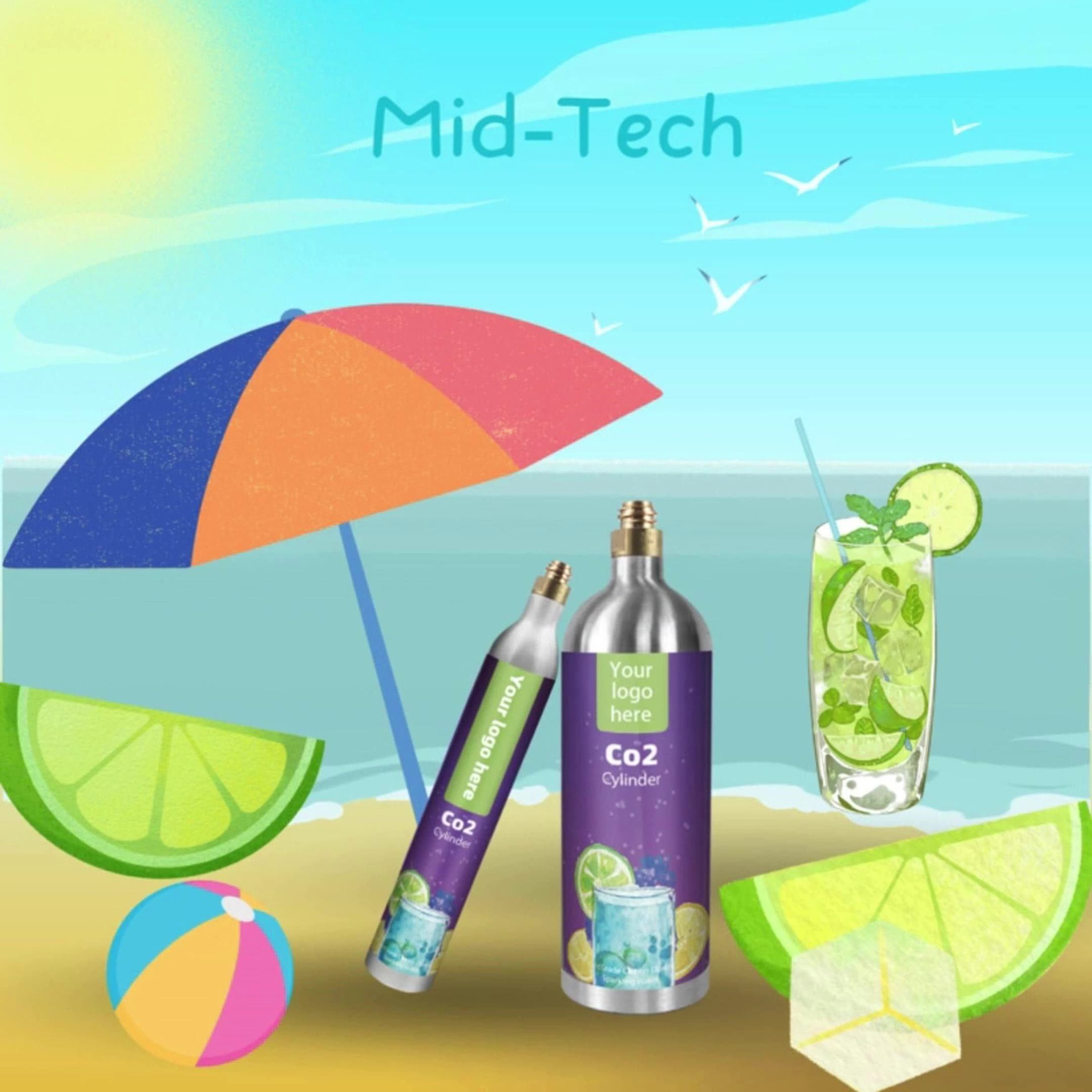 Topnotch Food Grade Co2 For Aluminum Bottles Enhancing The Taste And