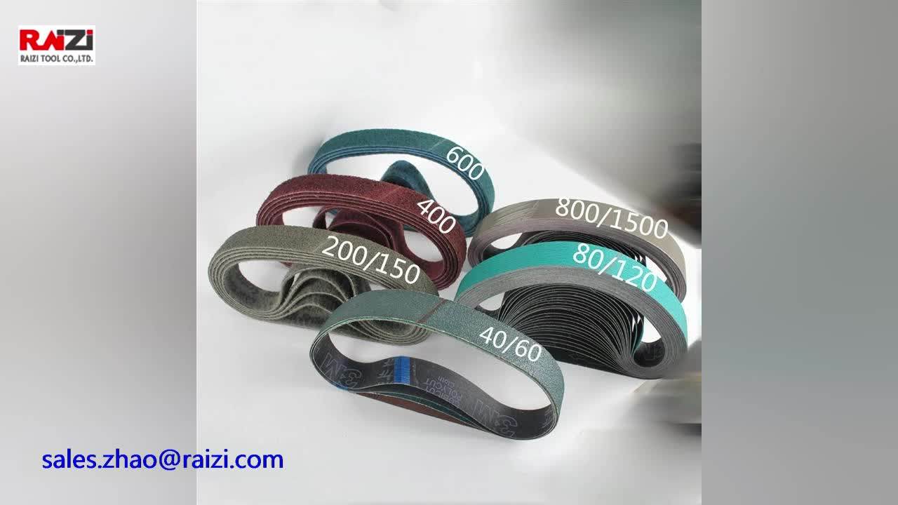Zirconia Alumina Sanding Belt For Stainless Steel Pipe Belt Sander P40