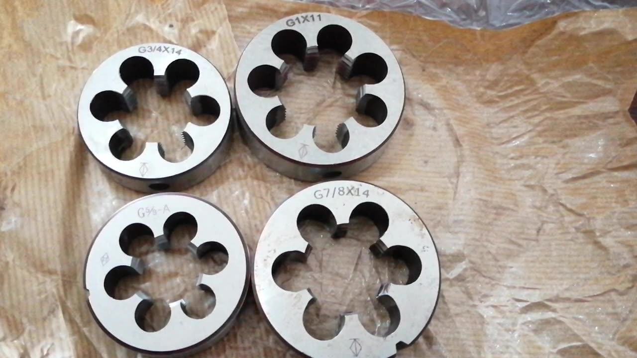 Матрица для резьбы 9Sicr NPT Z1" 1-1 5 дюйма водопровода