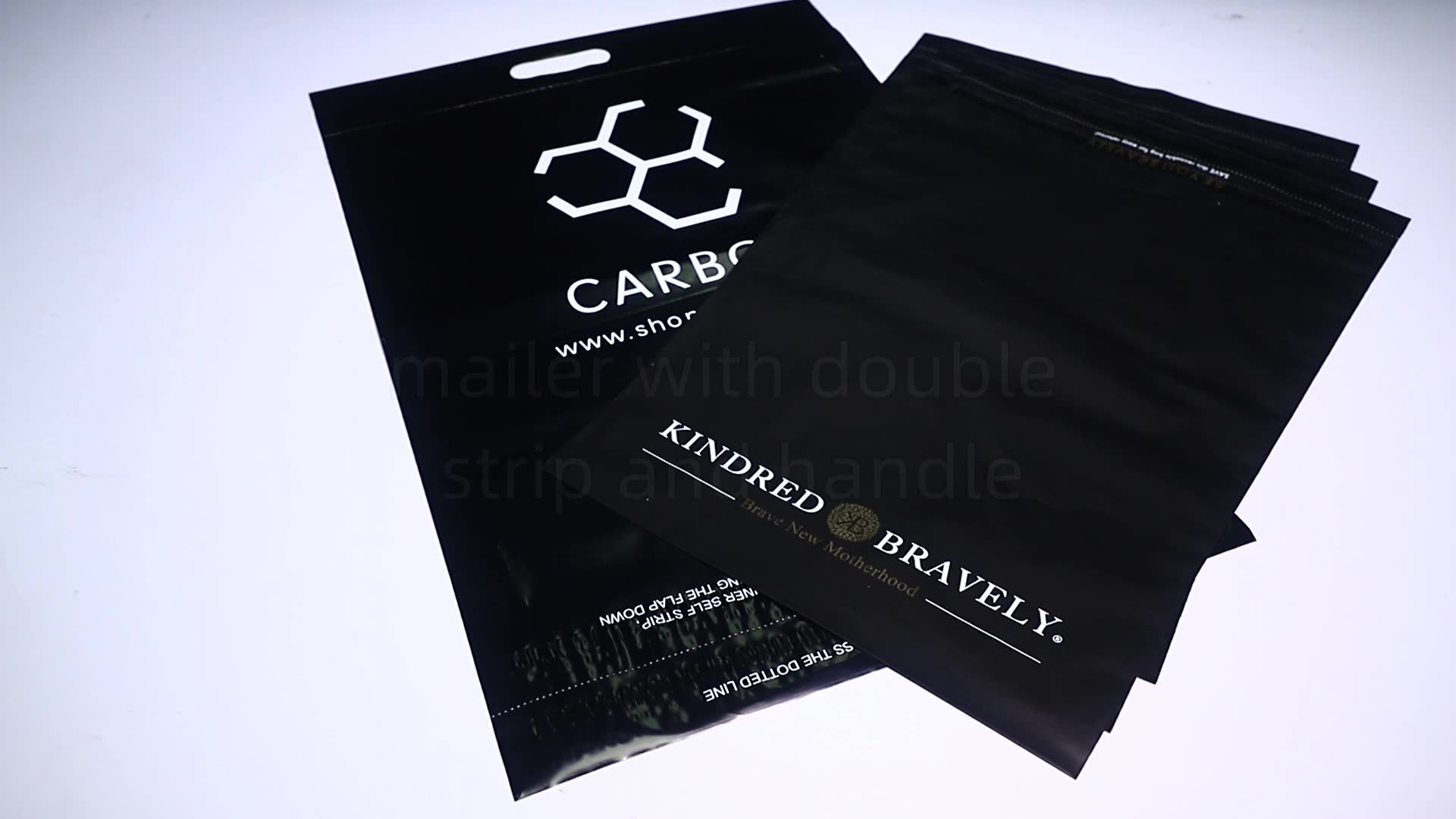 Pink Thank You Mail Bag 10x13 Custom Logo Printed Courier Shipping