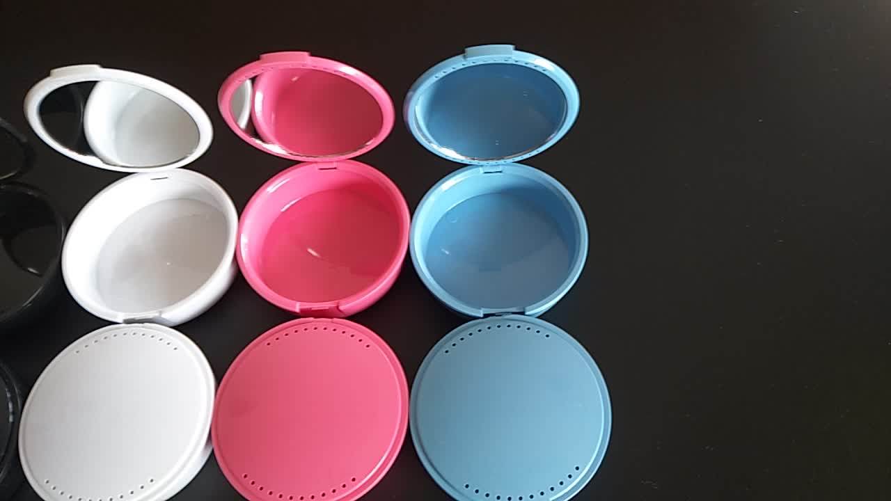 Custom Logo Orthodontic Retainer Case Dental Retainer Box Mouth Guard