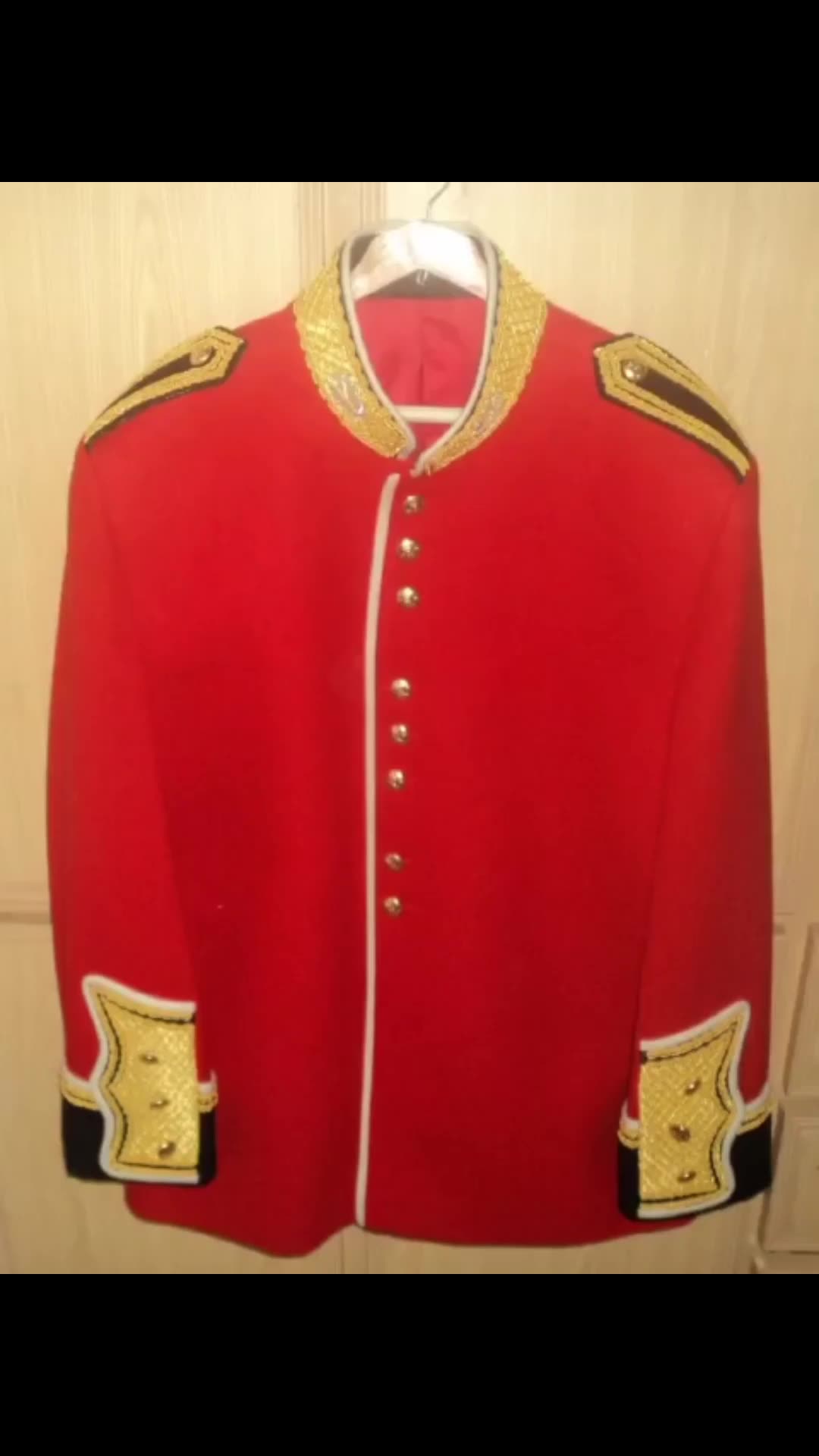 High Quality Black Wool Cloth Uniform Tunic And Breeches Officer Top