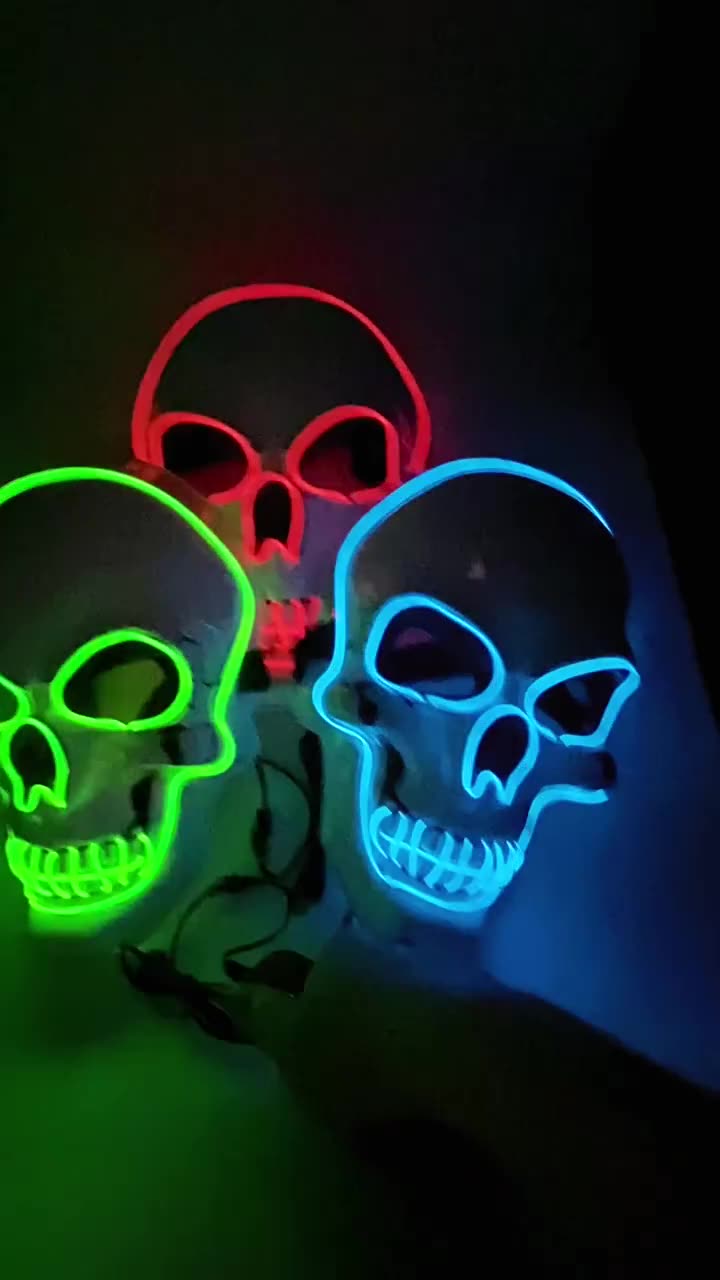 LED Skull Mask Color Variation