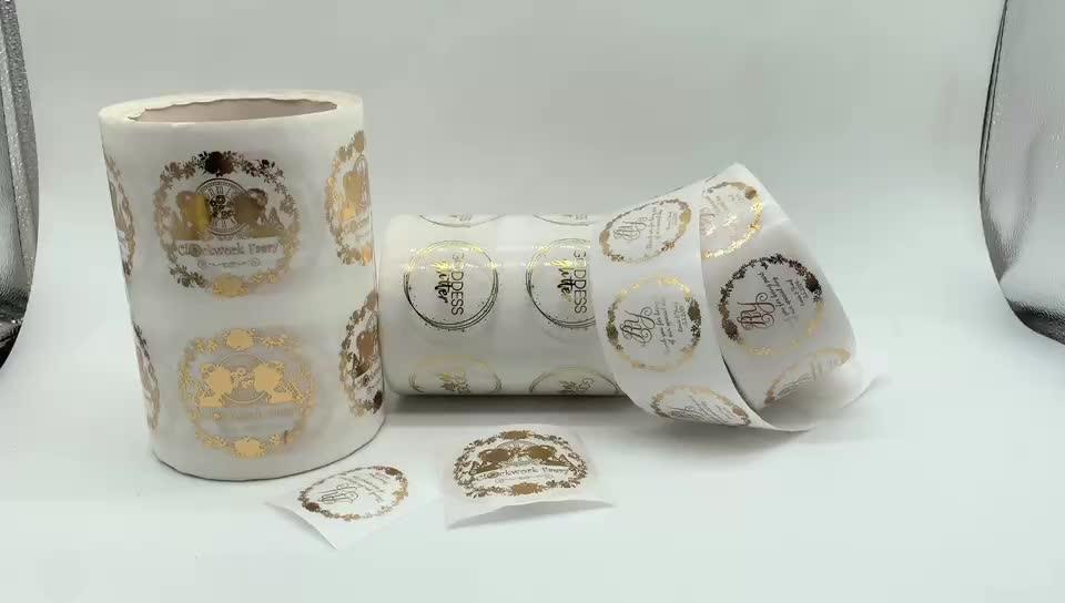 Cheap Custom Waterproof Logo Nail Polish Bottle Labels Sticker Buy