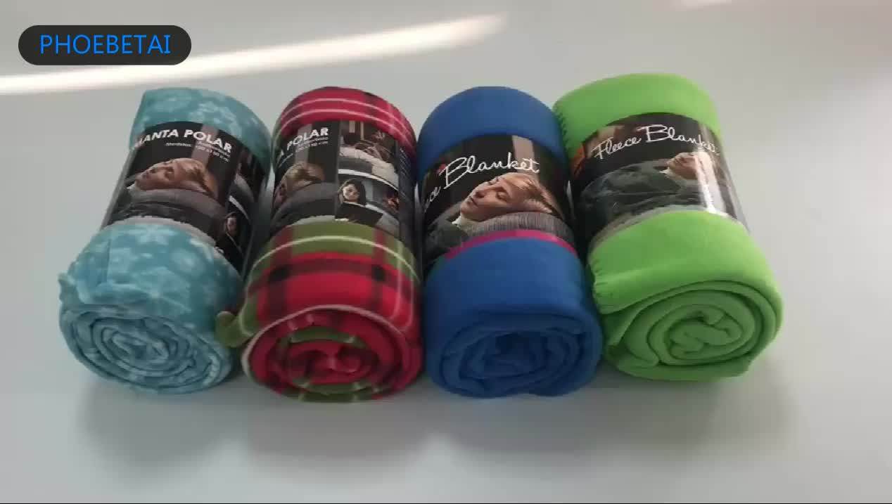 Colorful Stock Polar Fleece Blanket With Cheapest Price Buy Polar
