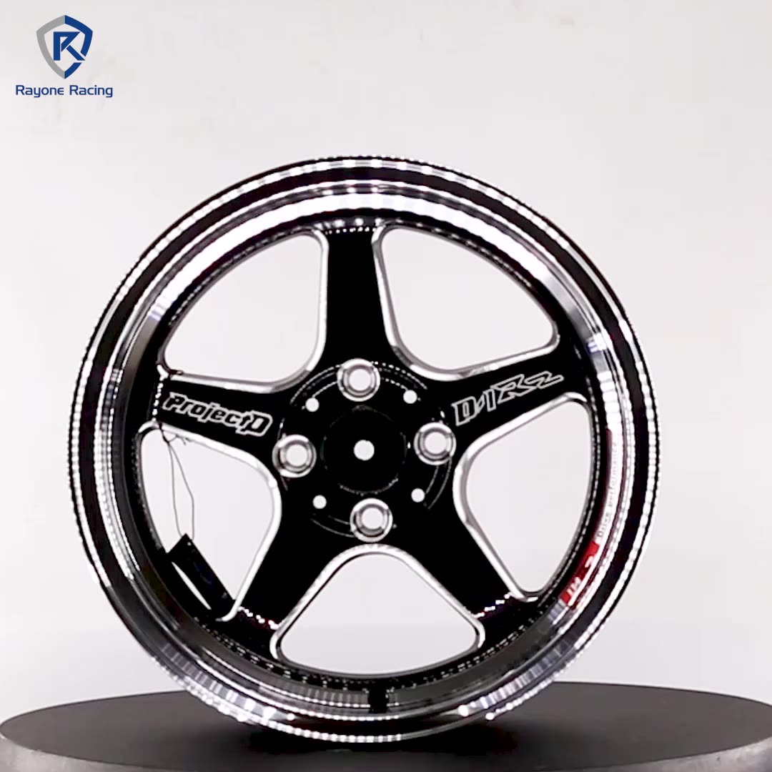 689f New Design Factory Deep Dish 4x100 Pcd 15 Inch Alloy Wheel 4 Hole
