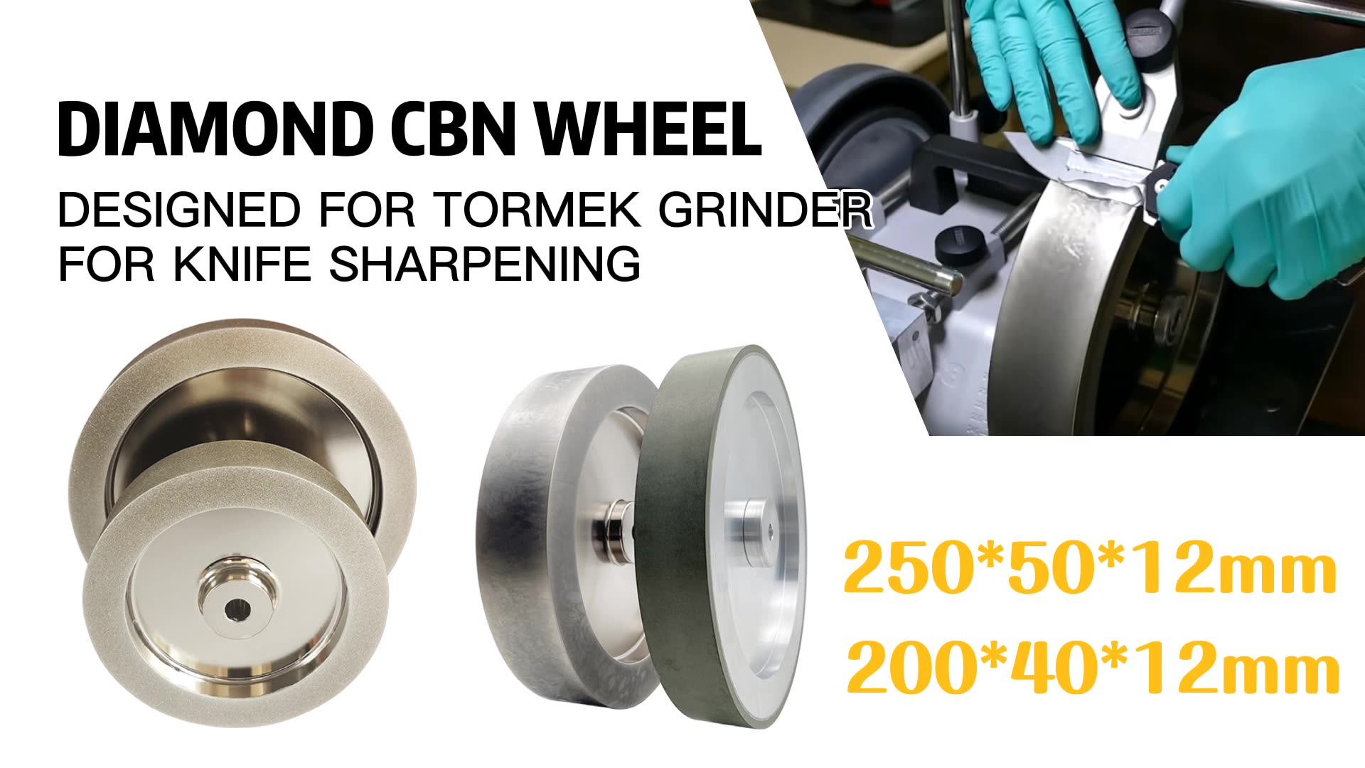 Knife Sharpening T8 T7 Bench Grinder 250mm Knife Sharpener Diamond