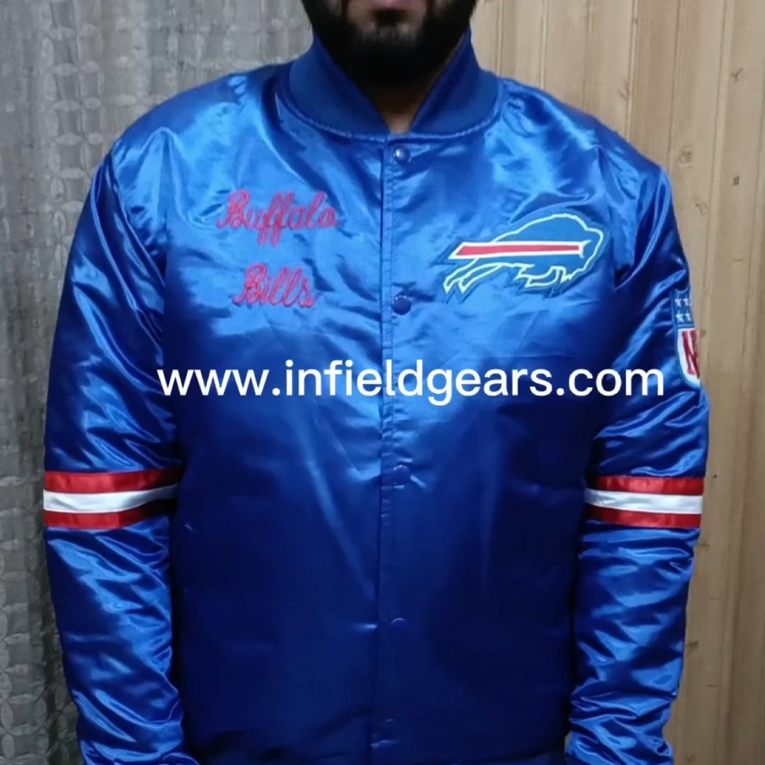 High Qualtiy Custom Starter Vintage Snap Satin Jacket College Ncaa