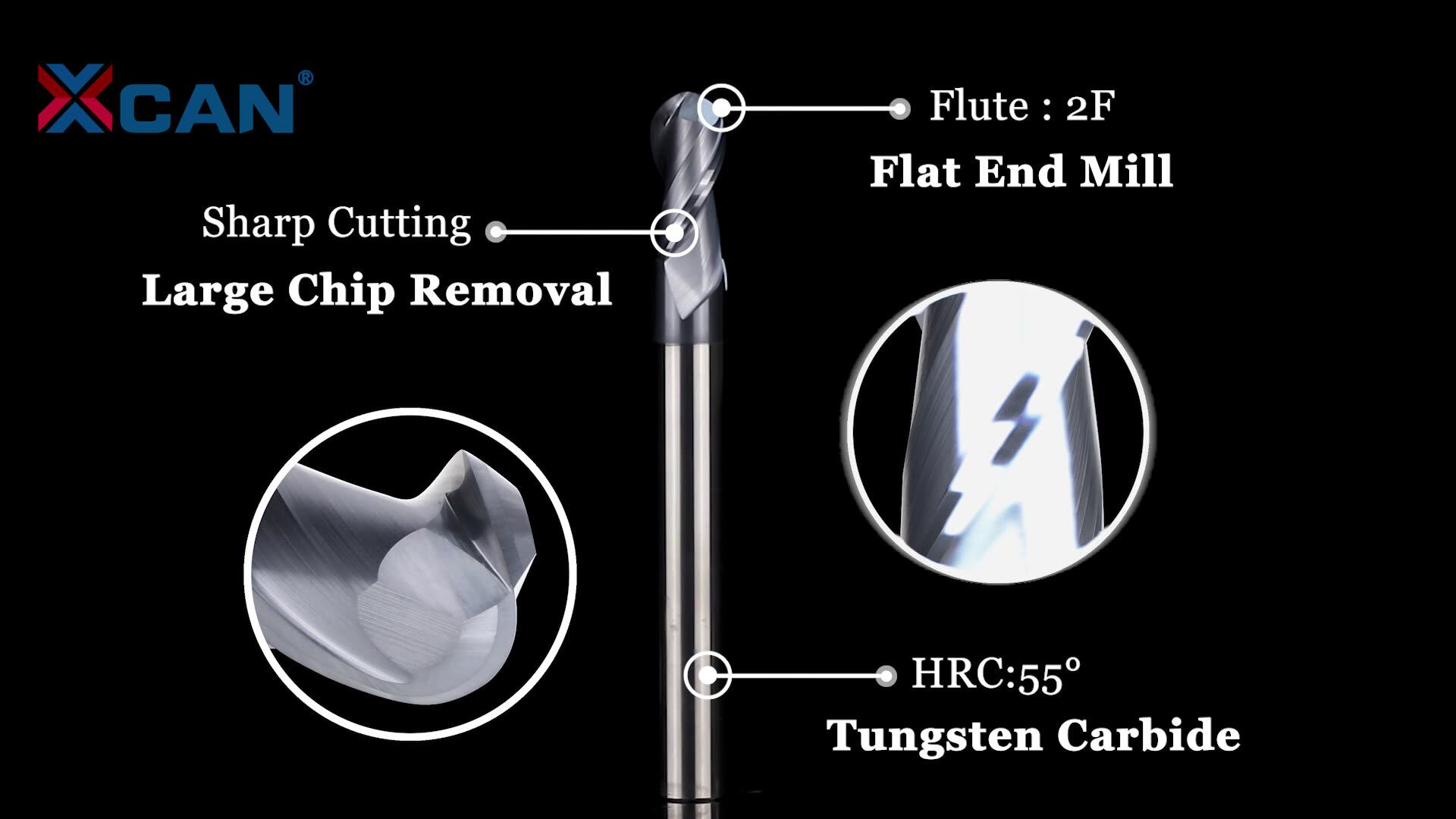8 Stuks 2-12mm 4 Fluiten Carbide End Mill Set Wolfraam Staal Frees Tool Kit 8 Stuks 2-12mm 4