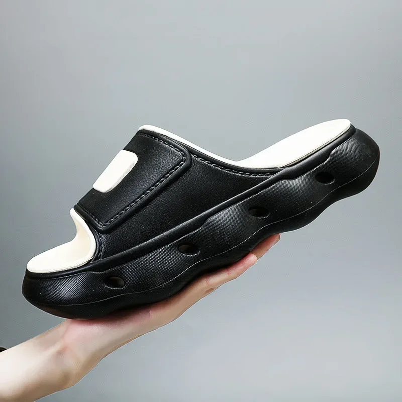 Sports non-slip deodorized wear-resistant slippers platform for beloved, soft sole