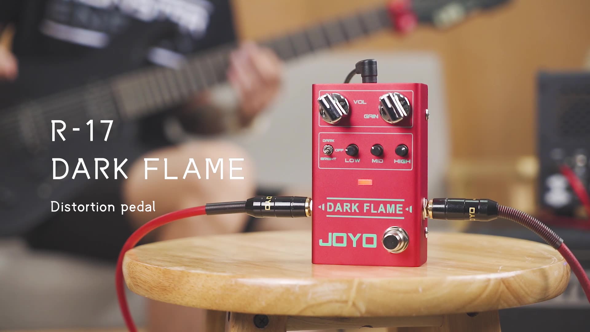 JOYO R-17 Dark Flame Modern Metal High Gain Distortion Pedal