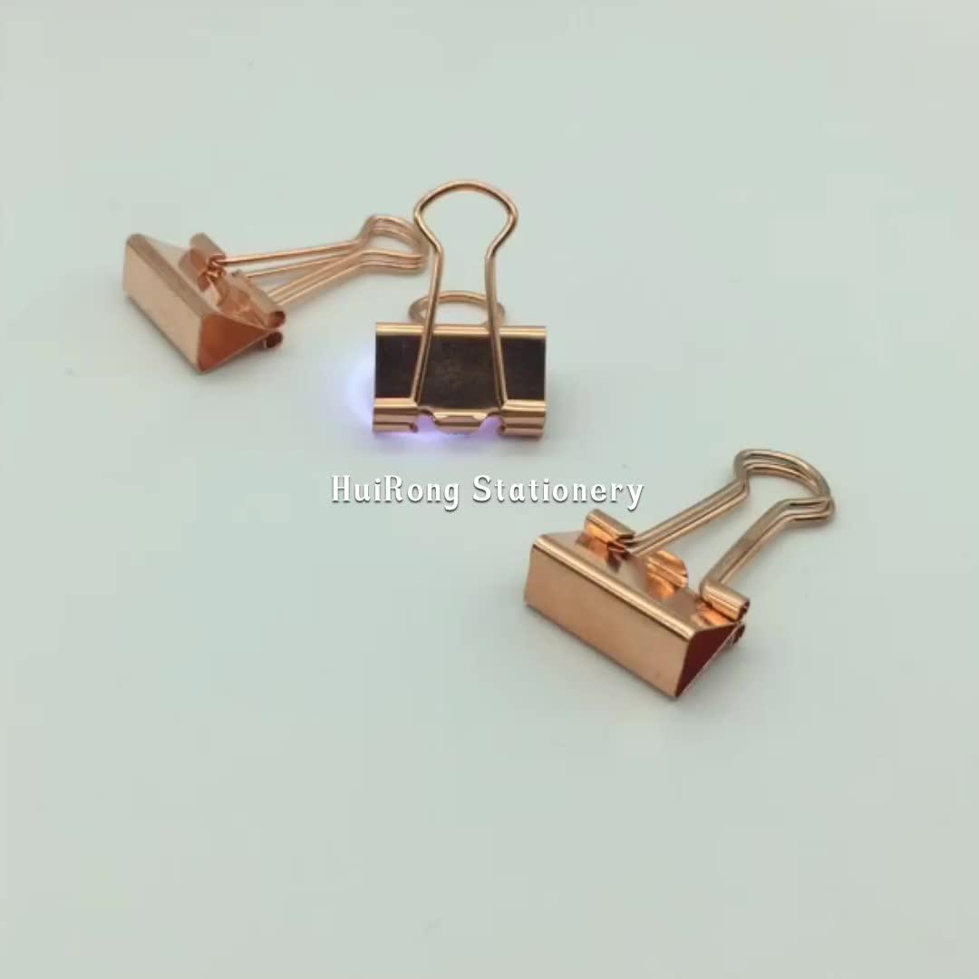 Black Standard Size Metal 2 Ring Binder Mechanism,Black Binder Clip