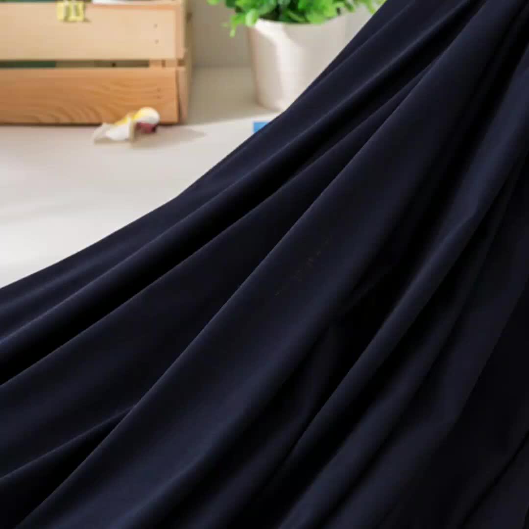 Wholesale Mercerized 100 Cotton Fabric Rolls Interlock Fabric Knitting