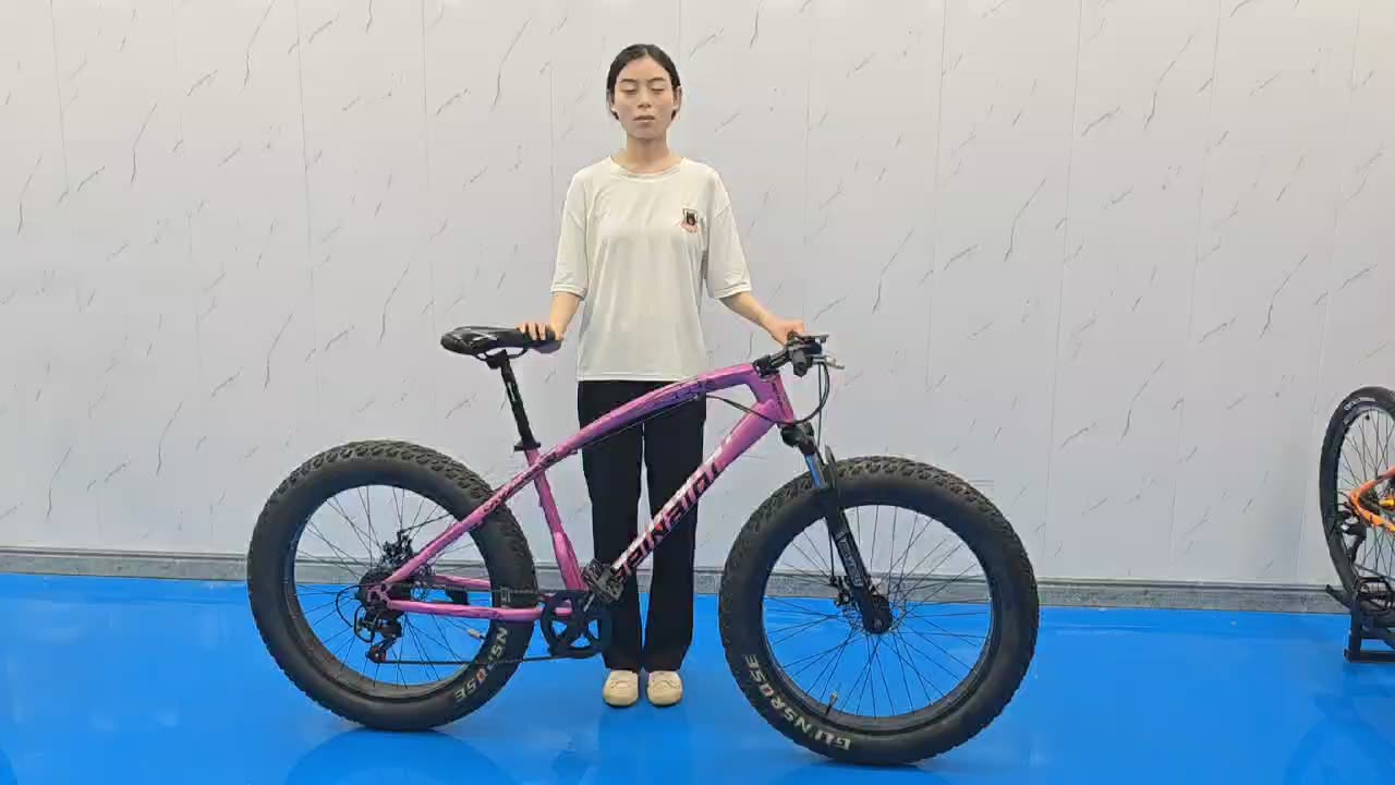 High Quality Adult Aluminum 26 Inch Fat Bike Cycle 21 Gear Snow