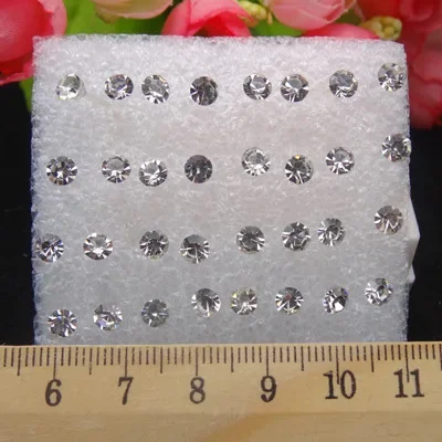 Серьги, аксессуар, 4 мм, оптовая закупка, 20 пар
