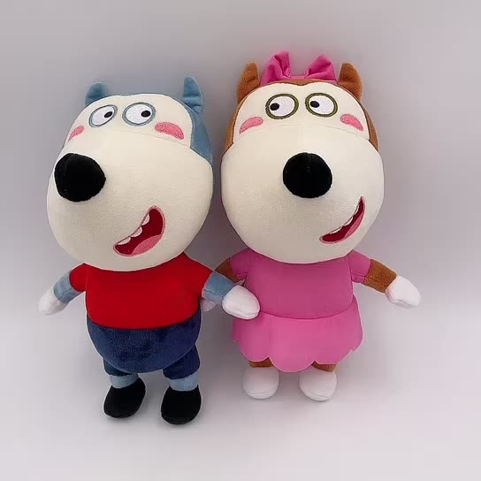 Wolfoo E Lucy Toy Com Tipo Dos Desenhos Animados De Pelúcia Durável De  Longa Duração Bonito Serie Macio Série Original Melhor Presente 30cm  Crianças Miúdos