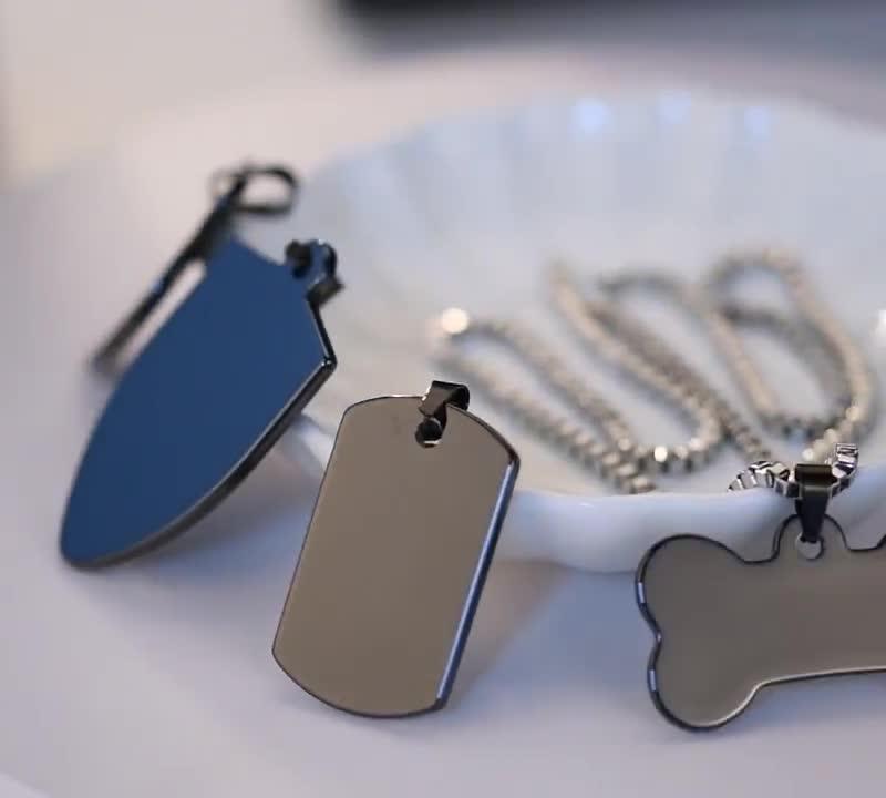 304 Stainless Steel Slideon Collar Pet Id Tag For Dog Collar Or Cat