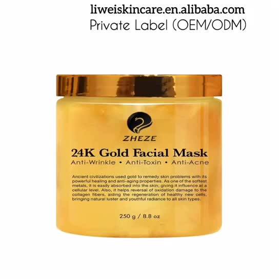 Korean Bio Collagen Facial Mask 24k Gold Face Mask Remove Blackheads