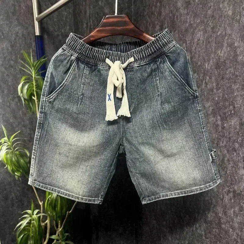 Summer New American Style Shorts Men's Trendy Brand Thin Design Sense Niche Loose plus size Sports Casual Pants